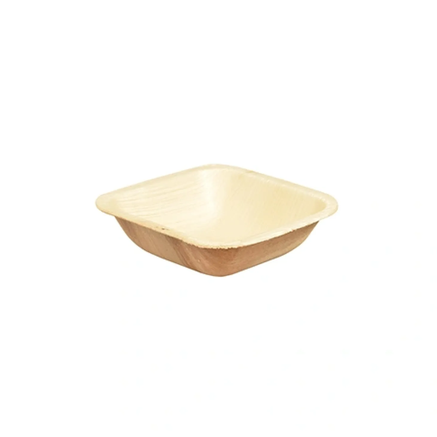 PAPSTAR Schalen, Palmblatt "pure" eckig 100 ml 10 cm x 10 cm x 3 cm