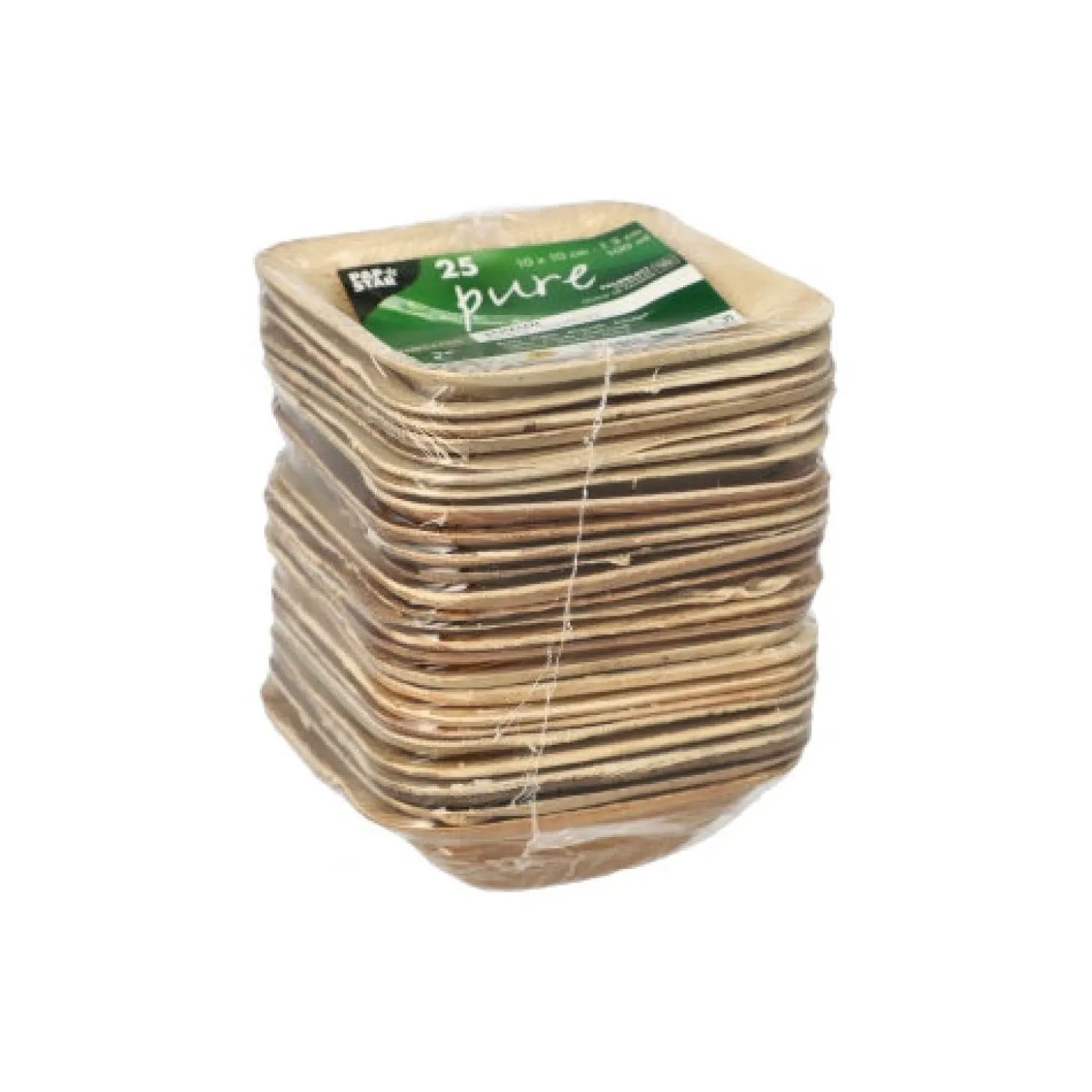 PAPSTAR Schalen, Palmblatt "pure" eckig 100 ml 10 cm x 10 cm x 3 cm