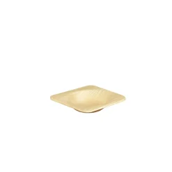 PAPSTAR Schalen, Palmblatt "pure" eckig 6 cm x 6 cm x 1,3 cm