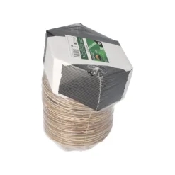 PAPSTAR Schalen, Palmblatt rund 300 ml Ø 15 cm, 5,5 cm mit separatem Flower-Lid