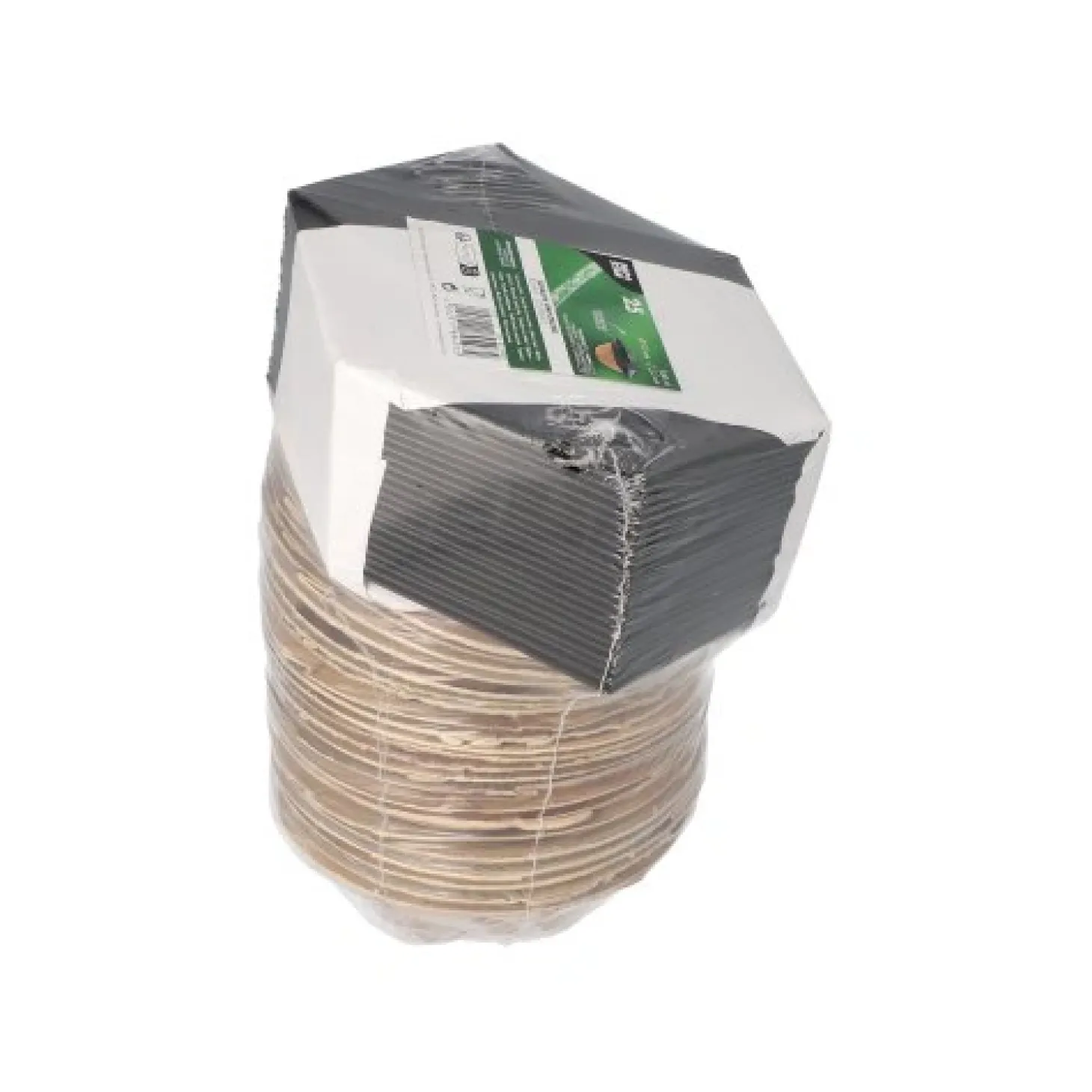 PAPSTAR Schalen, Palmblatt rund 300 ml Ø 15 cm, 5,5 cm mit separatem Flower-Lid