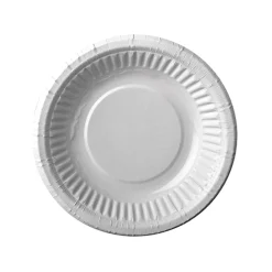 PAPSTAR Schalen, Pappe rund Ø 19 cm, 3 cm weiß