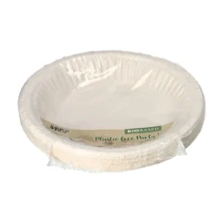 PAPSTAR Schalen, Pappe rund Ø 19 cm, 3 cm weiß