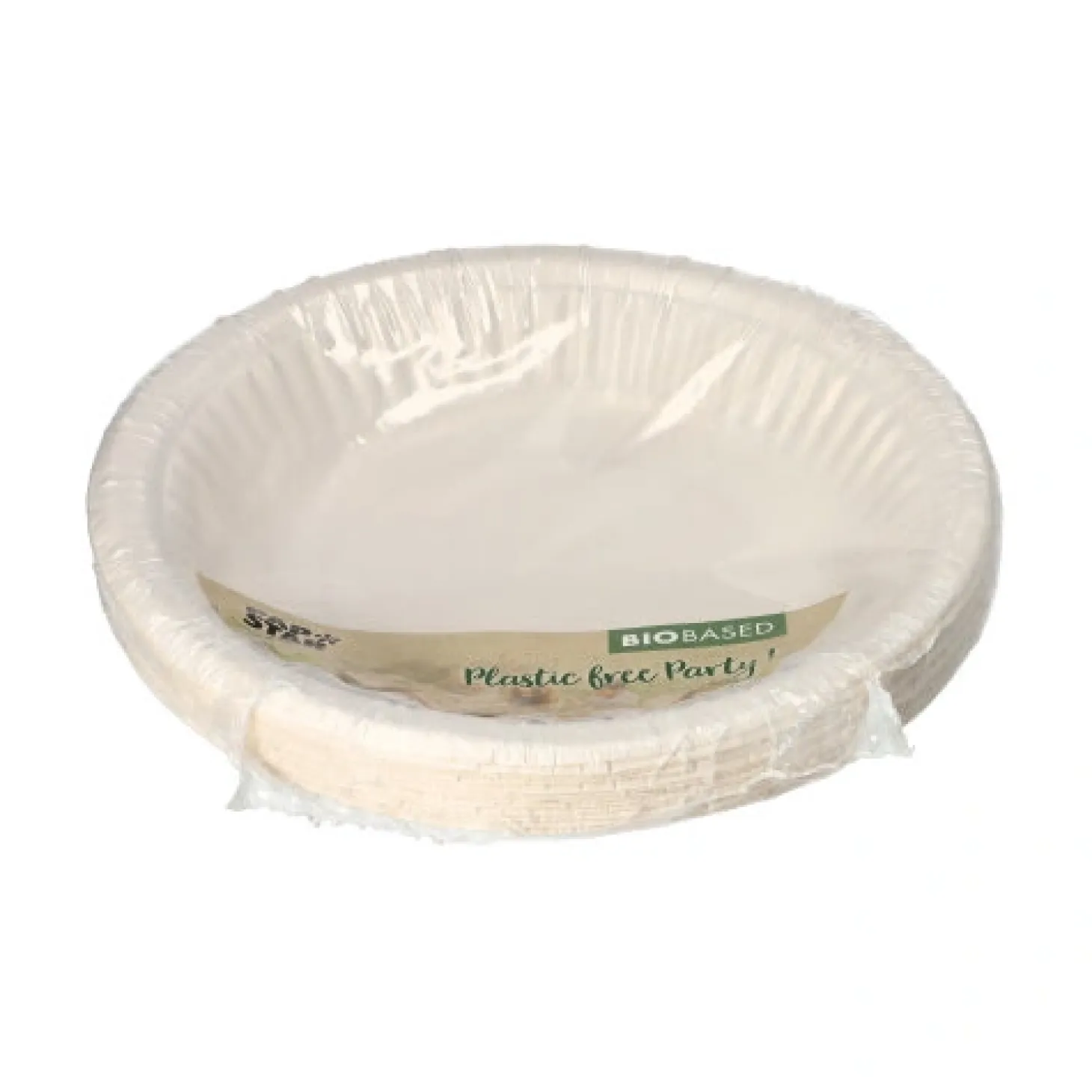 PAPSTAR Schalen, Pappe rund Ø 19 cm, 3 cm weiß