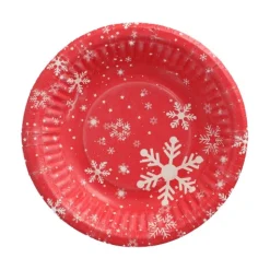 PAPSTAR Schalen, Pappe rund Ø 19 cm, 3 cm "Winter Time"