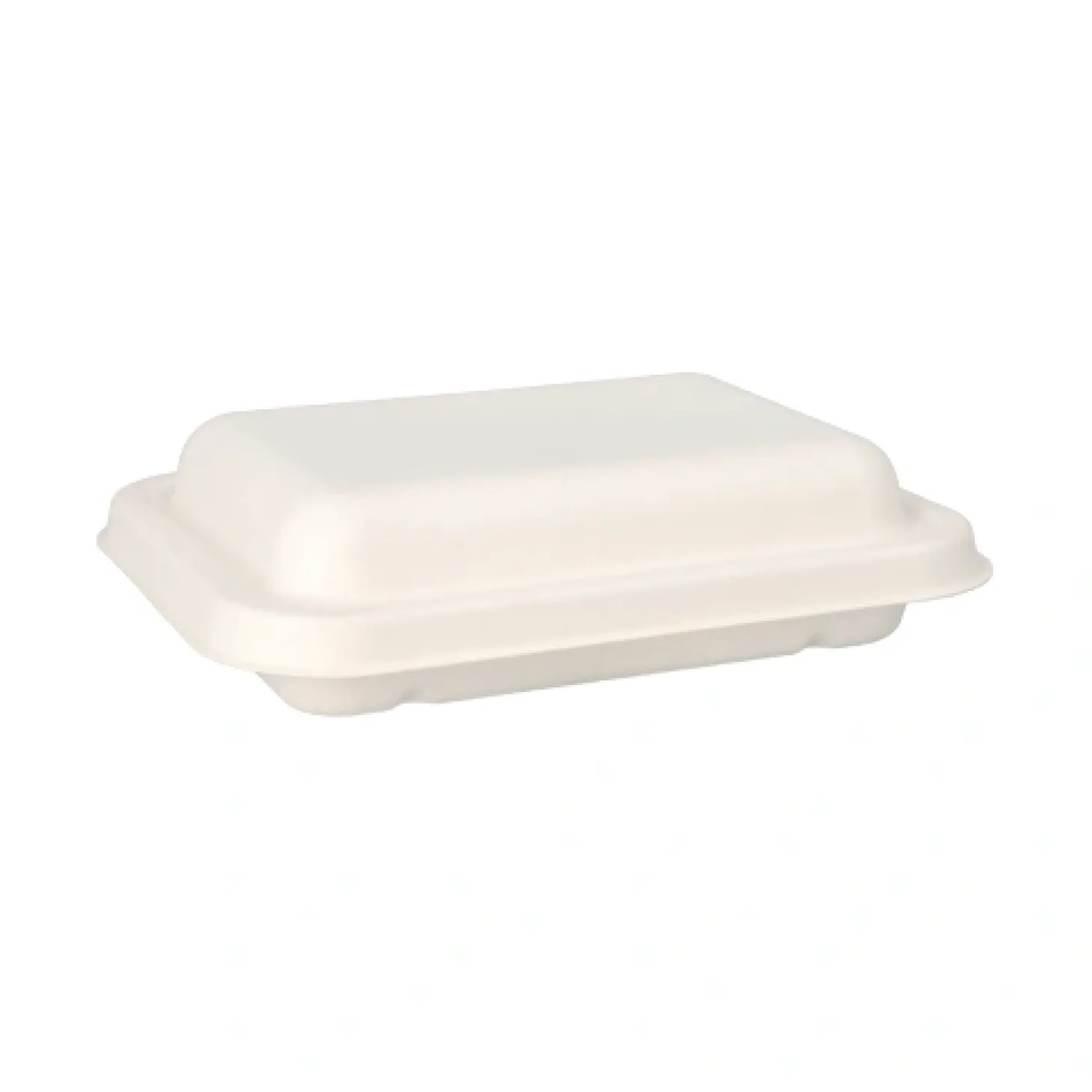 PAPSTAR Schalen, Zuckerrohr "pure" ungeteilt 3 cm x 15,3 cm x 20,3 cm weiß, 6 x 50 Stück