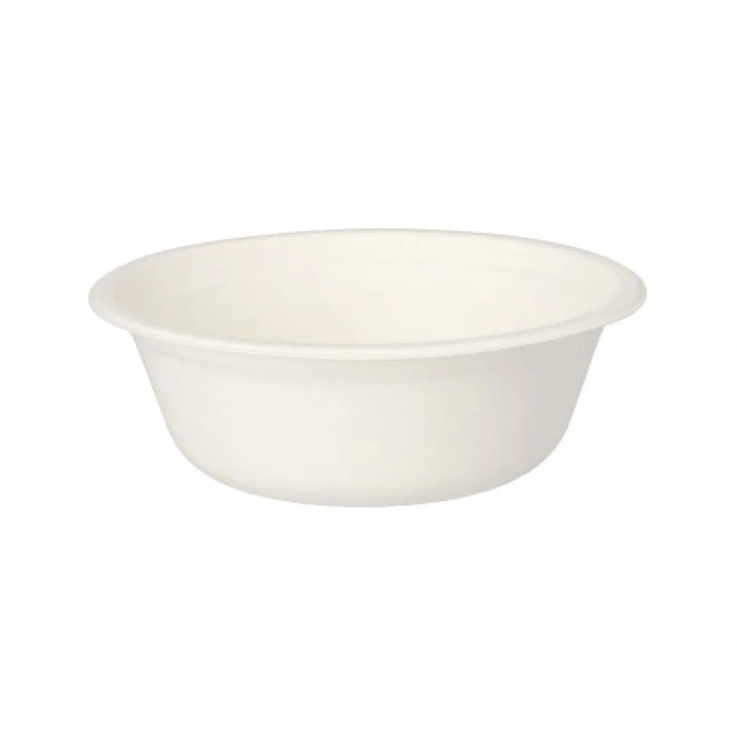 PAPSTAR Schalen, Zuckerrohr "pure" 500 ml Ø 15,5 cm, 5,4 cm weiß, 12 x 12 Stück