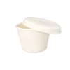 PAPSTAR Schalen, Zuckerrohr "pure" 100 ml Ø 7,5 cm, 5,3 cm weiß