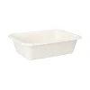 PAPSTAR Schalen, Zuckerrohr "pure" ungeteilt 5,6 cm x 15,3 cm x 20,3 cm weiß