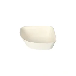 PAPSTAR Schalen, Zuckerrohr "pure" 3,5 cm x 10 cm x 10 cm weiß "Belle Vie, Ligne Carrée", 8 x 24 Stück