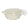 PAPSTAR Schalen, Zuckerrohr "pure" 600 ml Ø 17 cm, 5,5 cm weiß