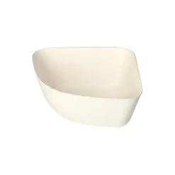 PAPSTAR Schalen, Zuckerrohr "pure" 5,5 cm x 12,8 cm x 12,8 cm weiß "Belle Vie, Ligne Carrée"