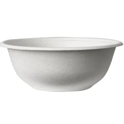 PAPSTAR Schalen, Zuckerrohr "pure" 200 ml Ø 11,2 cm, 4,2 cm weiß, 200 Stück