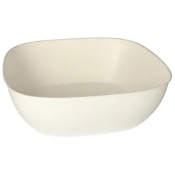 PAPSTAR Schüsseln, Zuckerrohr "pure" 10 cm x 30,5 cm x 30,5 cm weiß "Belle Vie, Ligne Carrée"