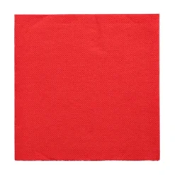 PAPSTAR Servietten "DAILY Collection" 1/4-Falz 32 cm x 32 cm rot, 15 x 20 Stück