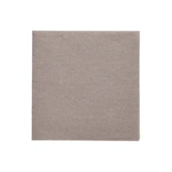 PAPSTAR Servietten "DAILY Collection" 1/4-Falz 24 cm x 24 cm grau, 6 x 150 Stück