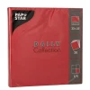 PAPSTAR Servietten "DAILY Collection" 1/4-Falz 32 cm x 32 cm bordeaux, 15 x 20 Stück