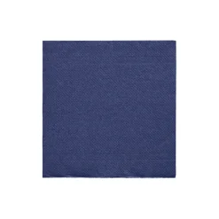 PAPSTAR Servietten "DAILY Collection" 1/4-Falz 24 cm x 24 cm dunkelblau, 20 x 20 Stück