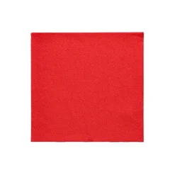 PAPSTAR Servietten "DAILY Collection" 1/4-Falz 24 cm x 24 cm rot, 20 x 20 Stück