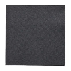 PAPSTAR Servietten "DAILY Collection" 1/4-Falz 32 cm x 32 cm schwarz, 14 x 50 Stück