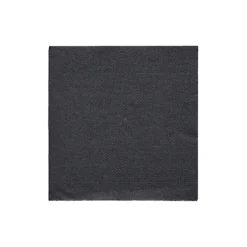 PAPSTAR Servietten "DAILY Collection" 1/4-Falz 24 cm x 24 cm schwarz, 20 x 20 Stück