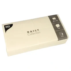 PAPSTAR Servietten "DAILY Collection" 1/8-Falz 32 cm x 32 cm champagner