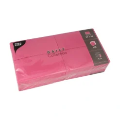 PAPSTAR Servietten "DAILY Collection" 1/8-Falz 32 cm x 32 cm fuchsia, 6 x 150 Stück