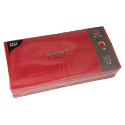 PAPSTAR Servietten "DAILY Collection" 1/8-Falz 32 cm x 32 cm bordeaux