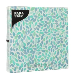 PAPSTAR Servietten, 3-lagig 1/4-Falz 33 cm x 33 cm "Camaieu"
