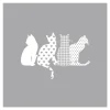 PAPSTAR Servietten, 3-lagig 1/4-Falz 33 cm x 33 cm "Cats"