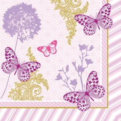 PAPSTAR Servietten, 3-lagig 1/4-Falz 40 cm x 40 cm "Charlene"