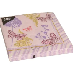 PAPSTAR Servietten, 3-lagig 1/4-Falz 40 cm x 40 cm "Charlene"