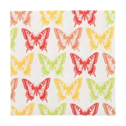 PAPSTAR Servietten, 3-lagig 1/4-Falz 33 cm x 33 cm "Butterflies"