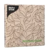 PAPSTAR Servietten, 3-lagig 1/4-Falz 33 cm x 33 cm natur "Shapes of Leaves" aus recyceltem Papier
