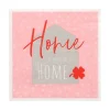 PAPSTAR Servietten, 3-lagig 1/4-Falz 33 cm x 33 cm "Sweet Home"