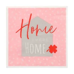 PAPSTAR Servietten, 3-lagig 1/4-Falz 33 cm x 33 cm "Sweet Home"