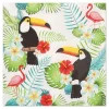 PAPSTAR Servietten, 3-lagig 1/4-Falz 33 cm x 33 cm "Toucans"