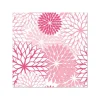 PAPSTAR Servietten, 3-lagig 1/4-Falz 25 cm x 25 cm rosa "Floralies"