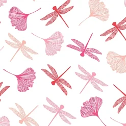 PAPSTAR Servietten, 3-lagig 1/4-Falz 40 cm x 40 cm rose "Ginko"