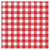 PAPSTAR Servietten, 3-lagig 1/4-Falz 33 cm x 33 cm rot "Vichy Karo", 6 x 100 Stück