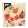 PAPSTAR Servietten, 3-lagig 1/4-Falz 33 cm x 33 cm "Poppy Flowers"