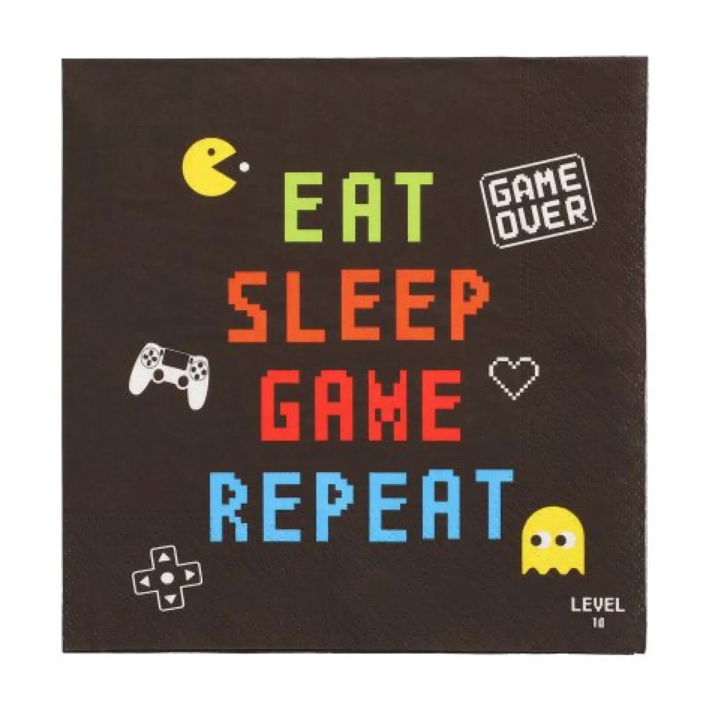 PAPSTAR Servietten, 3-lagig 1/4-Falz 33 cm x 33 cm "Gamer"