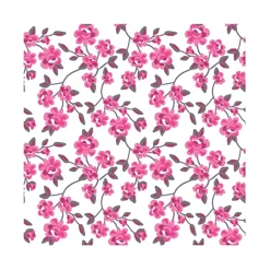 PAPSTAR Servietten, 3-lagig 1/4-Falz 25 cm x 25 cm fuchsia "Milleflora"