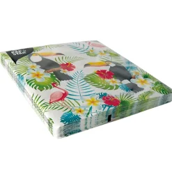 PAPSTAR Servietten, 3-lagig 1/4-Falz 40 cm x 40 cm "Toucan"