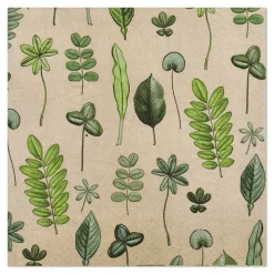 PAPSTAR Servietten, 3-lagig 1/4-Falz 33 cm x 33 cm "Botanical Fantasy"