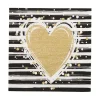 PAPSTAR Servietten, 3-lagig 1/4-Falz 33 cm x 33 cm "Sparkling Heart"