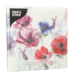 PAPSTAR Servietten, 3-lagig 1/4-Falz 33 cm x 33 cm "Melody"