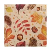 PAPSTAR Servietten, 3-lagig 1/4-Falz 33 cm x 33 cm natur "Höstlöv" aus recyceltem Papier