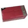 PAPSTAR Servietten, 1-lagig 1/4-Falz 33 cm x 33 cm weinrot