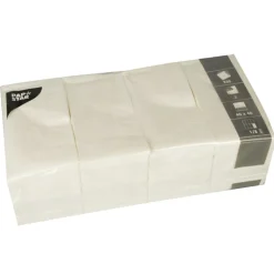 PAPSTAR Servietten, 3-lagig 1/8-Falz 40 cm x 40 cm weiß